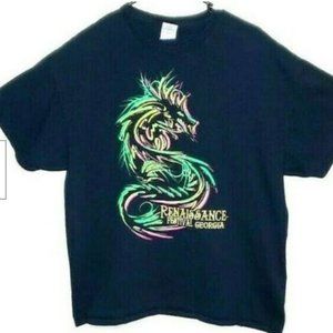 Renaissance Festival Georgia T Shirt XL Black
